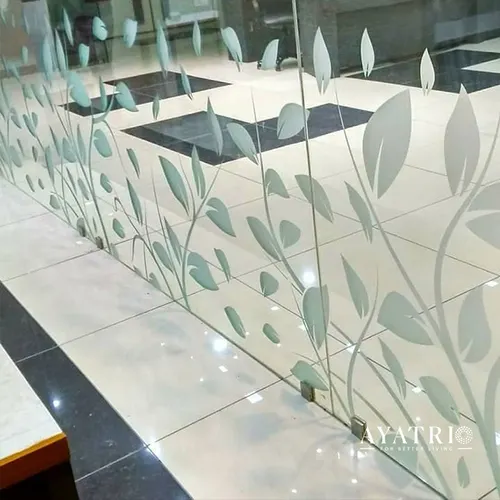 Decorative film for glass